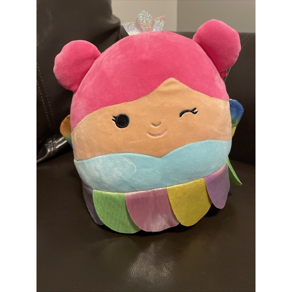 Squishmallow 8 Inch *Esmina* the Rainbow Fairy NWOT KELLYTOY 2021